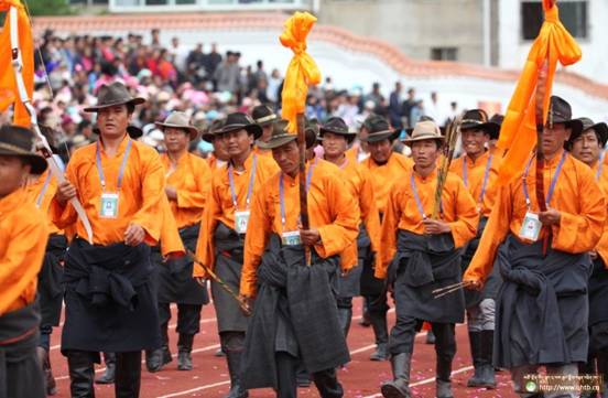 2014ལོའི་གཅན་ཚའི་མདའ་རྩེད་རྒྱལ་སྤྱིའི་མི་རིགས་སྲོལ་རྒྱུན་མདའ་རྩལ་འགྲན་ཚོགས་  དང་མདའ་སྟོན་རིག་གནས་དུས་ཆེན་སྐབས་གསུམ་པ་གཅན་ཚ་རྫོང་དུ་སྤེལ།