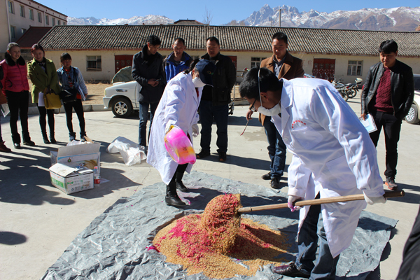 དཀར་མཛེས་རྫོང་གིས་གཞི་རིམ་གྱི་ཞིང་ལས་ལག་རྩལ་མི་སྣའི་གསོ་སྦྱོང་འཛིན་གྲྭ་བཙུགས།