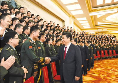 ཀྲུང་གོ་མི་དམངས་འཇར་འགོག་དམག་འཁྲུག་དང་འཛམ་གླིང་གི་ཧྥ་ཤི་སིར་རྒོལ་བའི་དམག་འཁྲུག་ལ་རྒྱལ་ཁ་ཐོབ་ནས་ལོ་འཁོར་70ལོན་པའི་དྲན་གསོ་བྱེད་སྒོའི་ཕྱོགས་བསྡོམས་ཚོགས་ཆེན་པེ་ཅིང་དུ་འཚོགས།