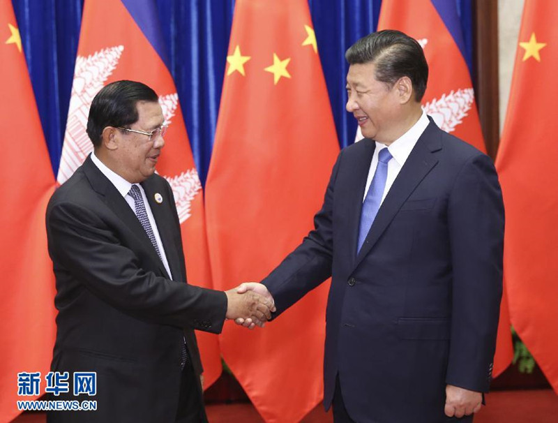 ཞི་ཅིན་ཕིང་གིས་ཁམ་བྷོ་དི་ཡའི་སྤྱི་ཁྱབ་བློན་ཆེན་དང་མཇལ་འཕྲད་གནང་།