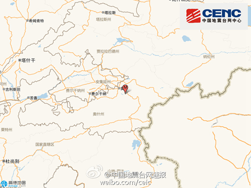 ཁེར་གྷི་སི་ཐན་དུ་ས་འགུལ་རིམ་པ་6.0 བྱུང་།
