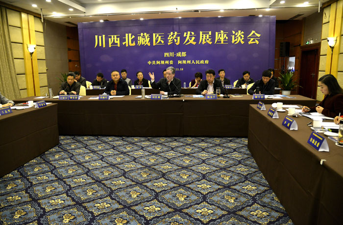 སི་ཁྲོན་ནུབ་བྱང་རྒྱུད་ཀྱི་བོད་ལུགས་གསོ་རིགས་བོད་སྨན་འཕེལ་རྒྱས་སྐོར་གྱི་བཞུགས་མོལ་ཚོགས་འདུ་ཁྲེན་ཏུའུ་ནས་འཚོགས།