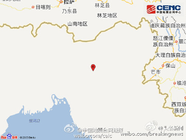 རྒྱ་གར་ལ་ཚད་རིམ་6.5ཅན་གྱི་ས་འགུལ་བྱུང་བ།