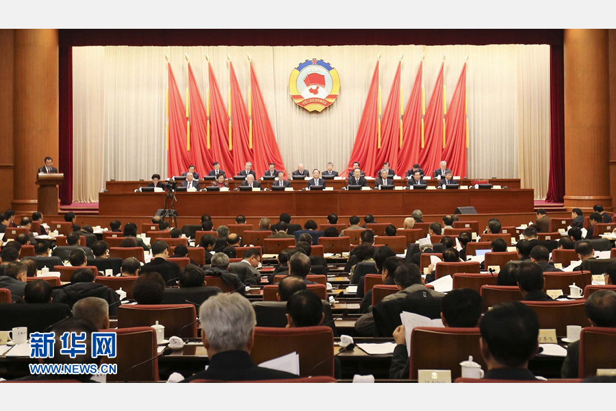 སྲིད་གྲོས་སྐབས་བཅུ་གཉིས་པའི་རྒྱལ་ཡོངས་རྒྱུན་ལས་ཨུ་ཡོན་ལྷན་ཁང་གི་གྲོས་ཚོགས་ཐེངས་བཅུ་བཞི་པ་པེ་ཅིང་དུ་ཚོགས་འགོ་བརྩམས།
