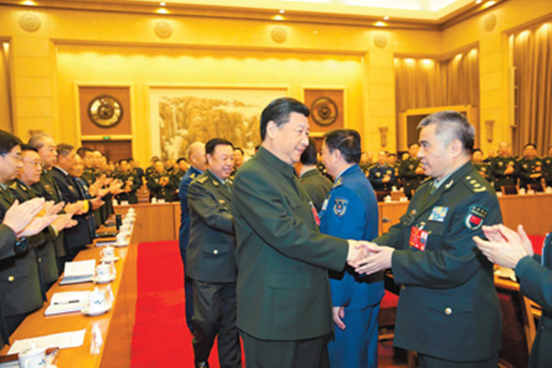 ཞི་ཅིན་ཕིང་བཅིངས་འགྲོལ་དམག་གི་འཐུས་ཚབ་ཚོགས་པའི་ཚང་འཛོམས་གྲོས་ཚོགས་སུ་ཞུགས།