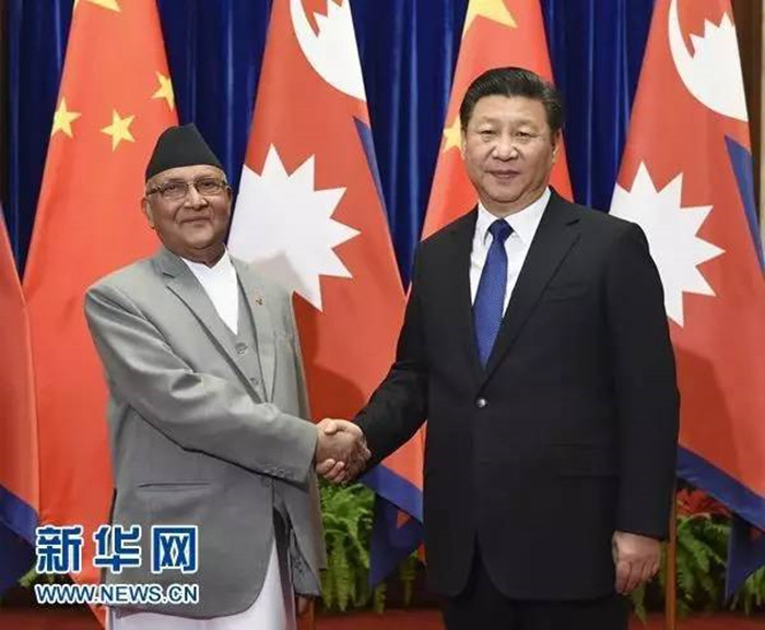 ཞི་ཅིན་ཕིང་གིས་བལ་པོའི་ཙུང་ལི་ཨོ་ལེ་དང་མཇལ་འཕྲད་གནང་།