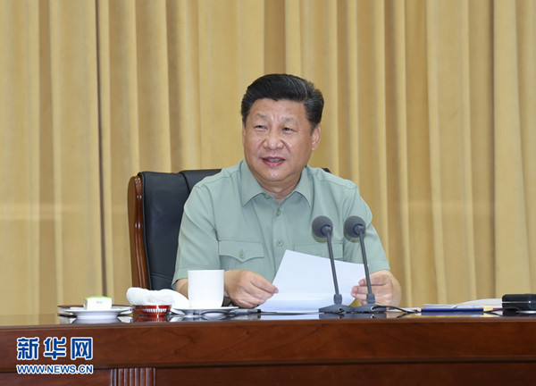 ཞི་ཅིན་ཕིང་གིས་བརྒྱད་གཅིག་དམག་འཛུགས་དུས་ཆེན་ཐོན་ལ་ཉེ་བའི་སྐབས་སུ་སྐམ་དམག་ལས་ཁུངས་ལ་གཟིགས་ཞིབ་གནང་།
