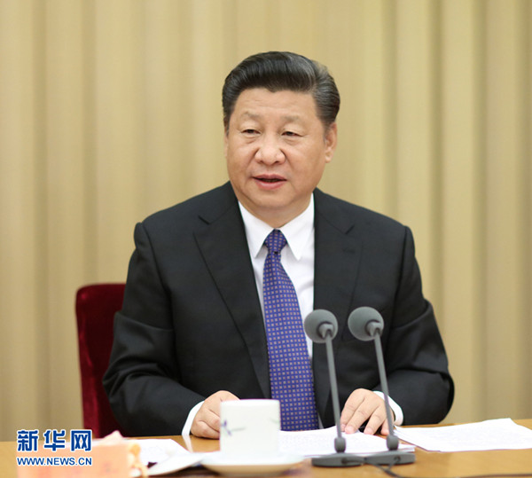ཞི་ཅིན་ཕིང་རྒྱལ་ཡོངས་རྒྱལ་དབང་ཁེ་ལས་ཀྱི་ཏང་གི་འཛུགས་སྐྲུན་ལས་ཀའི་གྲོས་ཚོགས་ལ་ཞུགས་པར་མ་ཟད་གསུང་བཤད་གནང་། 