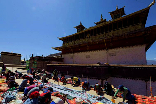 བསམ་ཡས་དགོན་གྱི་ཉམས་གསོ་ད་ལོའི་ལོ་སྟོད་དུ་མཇུག་སྒྲིལ་རྒྱུ་རེད།