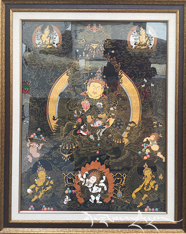 སྨན་གསར་ལུགས་ཀྱི་རྒྱུན་འཛིན་པ་བསྟན་འཛིན་གྱི་ཐང་ག་འགྲེམས་སྟོན།