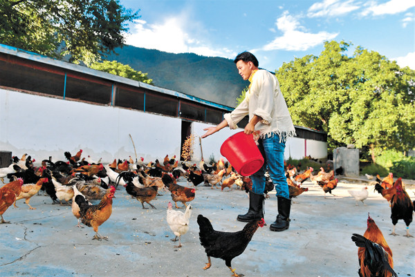 སད་སྒོ་རྭ་གྲོང་ཚོ་འབྱོར་འབྲིང་ཕྱོགས་སུ་བསྐྱོད་པ། 