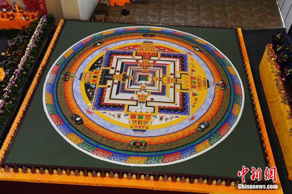 ཚངས་ཐིག་ལ་སྨི་6.5ཟིན་པའི་འཛམ་གླིང་ཐོག་གི&quot;དཀྱིལ་འཁོར&quot;ཆེ་ཤོས་ཏུན་ཧོང་དུ་ངོམ་སྟོན་བྱས་པ། 