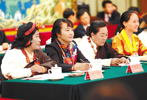 ཏང་གི་ཚོགས་ཆེན་བཅུ་དགུ་པར་ཞུགས་པའི་བོད་ཀྱི་འཐུས་མི་ཚོགས་པའི་པར་རིས་བདམས་བཀོད།