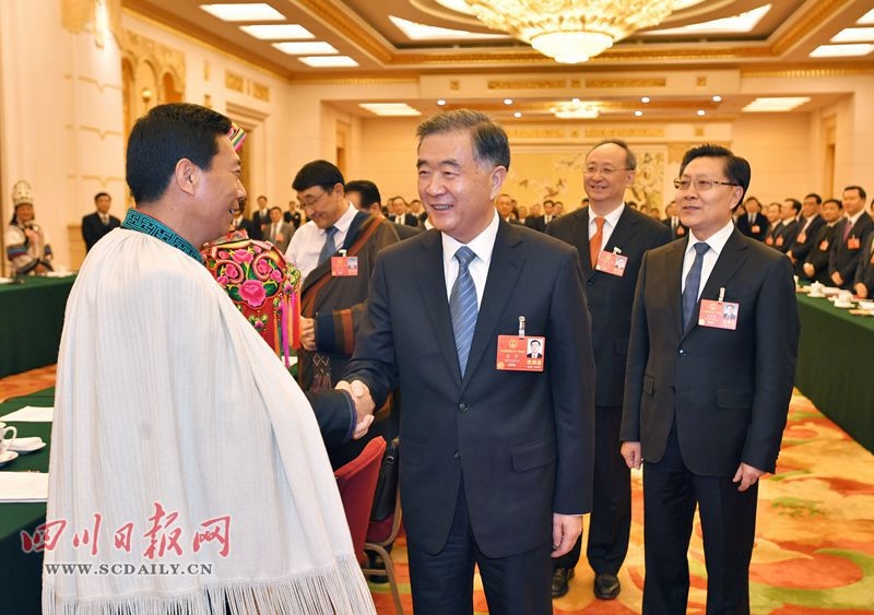 ཝང་དབྱང་སི་ཁྲོན་འཐུས་མི་ཚོགས་པའི་གྲོས་ཞིབ་ཁྲོད་ཞུགས་པ།