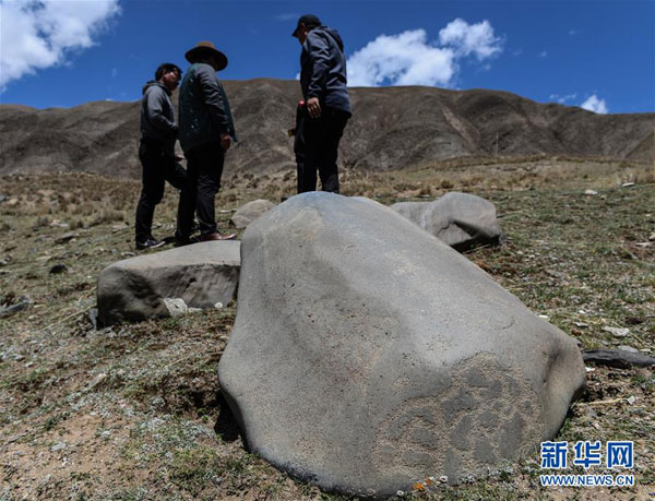 མཚོ་སྔོན་ཡུལ་ཤུལ་ཁྲི་འདུ་རྫོང་ནས་བྲག་བརྐོས་རི་མོ་ཁག་མང་པོ་ཞིག་རྙེད་པ།