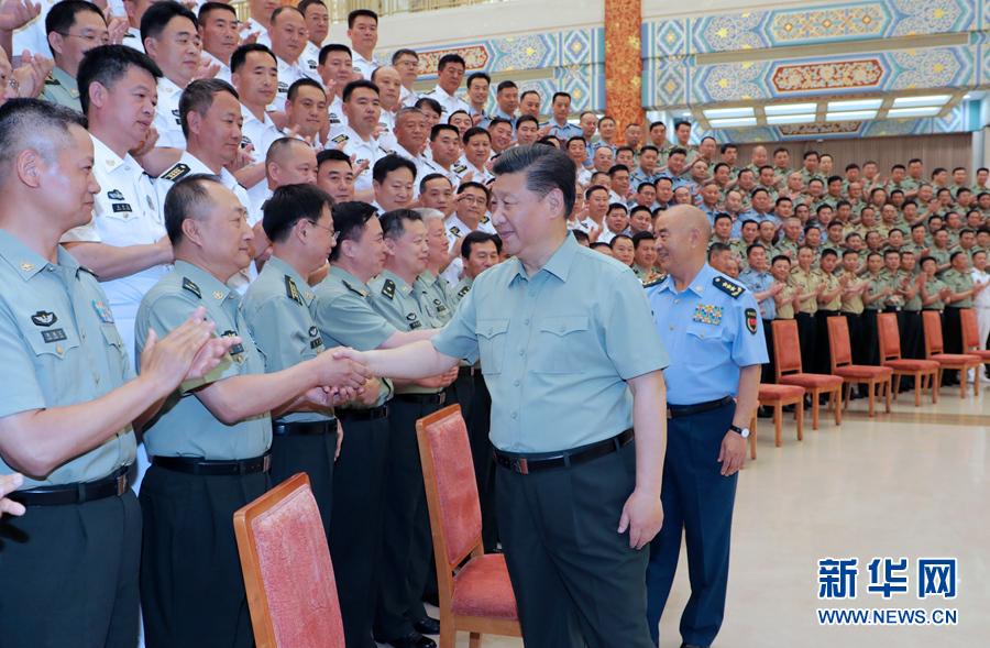 ཞི་ཅིནཕིང་གིས་བྱང་རྒྱུད་འཐབ་ཁུལ་མཚོ་དམག་གི་བྱ་བར་རྟོག་ཞིབ་མཛད།
