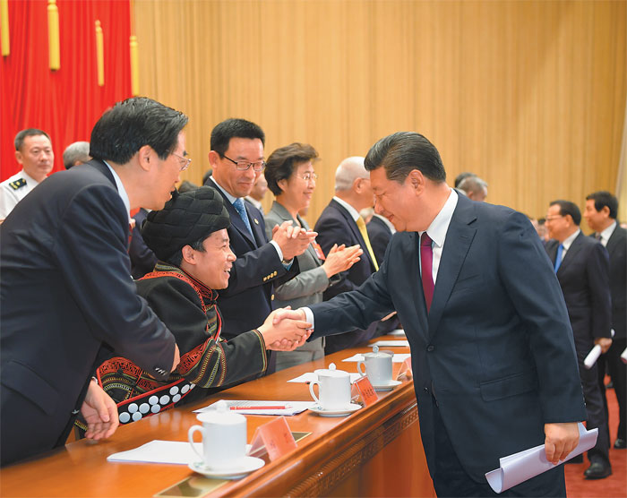 ཀྲུང་གོ་དབང་སྐྱོན་མཉམ་འབྲེལ་ལྷན་ཚོགས་ཀྱི་རྒྱལ་ཡོངས་འཐུས་མི་ཚོགས་ཆེན་ཐེངས་བདུན་པ་པེ་ཅིང་དུ་འཚོགས་པ། 