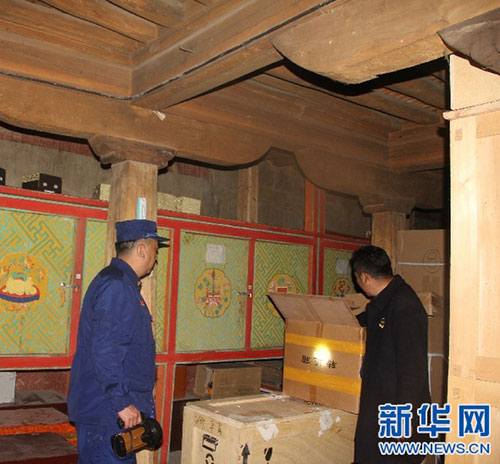 ཕོ་བྲང་པོ་ཏ་ལའི་རིག་དངོས་ལ་མེ་ཟོན་བདེ་འཇགས་ཞིབ་བཤེར་ཆེན་པོ་བྱས། 