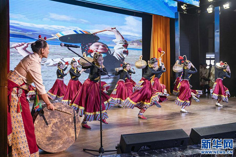 《བོད་ཀྱི་རལ་པའི་ཞབས་བྲོའི་བུད་མེད་རྔ་རྩལ་ 》དེབ་གསར་བཀྲམ་པའི་ཚོགས་འདུ་ལྷ་སར་སྤེལ་བ།