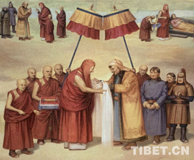 པར་རིས་བརྒྱུད་ནས་ས་སྐྱ་པཎྜི་ཏ་དང་ཧོར་གོ་དན་རྒྱལ་པོའི་ལང་ཅུའི་གྲོས་མོལ་གྱི་རྣམ་པར་མཇལ་བ།