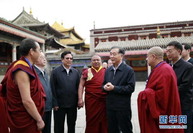 ཝང་དབྱང་གིས་མཚོ་སྔོན་གྱི་བྱ་བར་རྟོག་ཞིབ་མཛད།