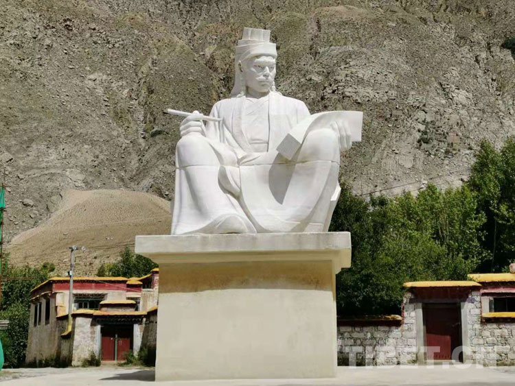 ཐོན་མི་སམ་བྷོ་ཊའི་འཁྲུངས་ཡུལ་ལ་མཇལ་བ། 
