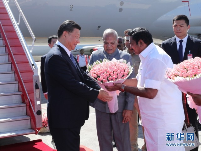 ཞི་ཅིན་ཕིང་རྒྱ་རྒར་ཅིན་ནའེ་རུ་ཐོན་ནས་ཀྲུང་གོ་དང་རྒྱ་གར་གྱི་འགོ་ཁྲིད་མི་སྣའི་དངོས་གཞི་མིན་པའི་གྲོས་མོལ་ཐེངས་གཉིས་པར་ཞུགས།