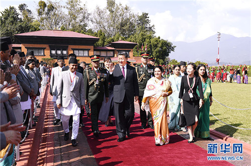 རྒྱ་གར་གྱི་ཙུང་ལི་དང་དངོས་གཞི་མིན་པའི་ཐུག་འཕྲད་ཐེངས་གཉིས་པ་གནང་བ་དང་ནེ་པ་ལར་རྒྱལ་དོན་འཚམས་འདྲི་གནང་བ་མཇུག་སྒྲིལ་རྗེས་ཞི་ཅིན་ཕིང་པེ་ཅིང་དུ་ཕྱིར་ལོག་གནང་བ།