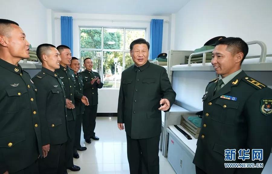 ཞི་ཅིན་ཕིང་གིས་ཡུན་ནན་དུ་བཅའ་སྡོད་དཔུང་སྡེར་གཟིགས་ཞིབ་གནང་བ།