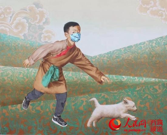 བོད་ལྗོངས་ཀྱི་སྒྱུ་རྩལ་མཁས་ཅན་གྱིས་བྲིས་པའི་ས་མཐོས“རིམས་ནད”འགོག་རྒོལ་བྱེད་པའི་བརྩམས་ཆོས།