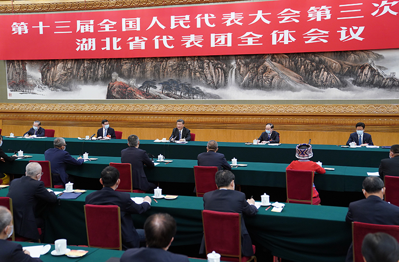 ཞི་ཅིན་ཕིང་ནས་ཧུའུ་པེ་འཐུས་མི་ཚོགས་པར་འདི་ལྟར་གསུངས་འདུག
