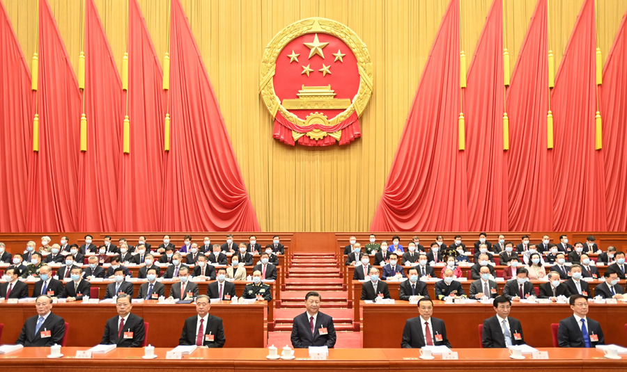 སྐབས13པའི་རྒྱལ་ཡོངས་མི་དམངས་འཐུས་ཚོགས་གྲོས་ཚོགས་ཐེངས་བཞི་པ་འཚོགས་པ།
