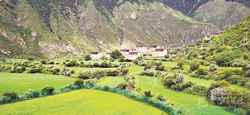 ཡུལ་གྲུ་ཕ་ས་དག་པའི་ཞིང་ཁམས་སུ། བདེ་སྐྱིད་འཚོ་བ་སྦྲང་རྩིའི་རིགས་སུ་མཐུན།