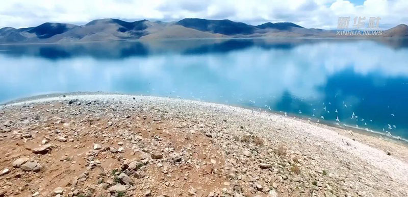 མཐོ་སྒང་དཔྱིད་དཔལ་བསུ།། ཡར་འབྲོག་གཡུ་མཚོ་མཛེས།།