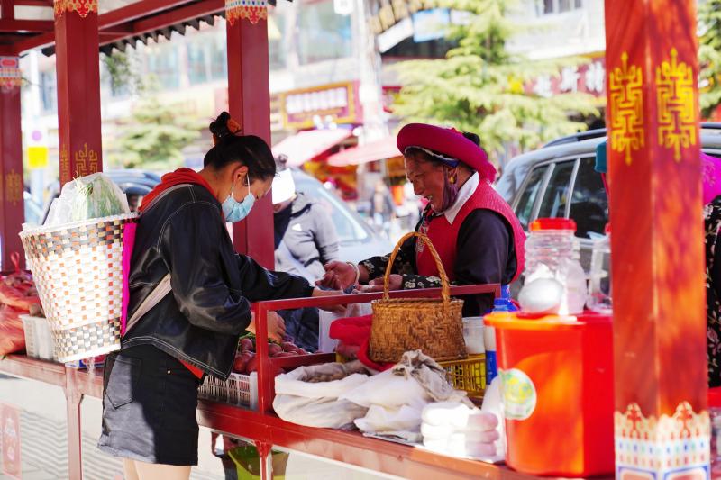 སེམས་ཀྱི་ཉི་ཟླ་གྲོང་ཁྱེར་གྱིས་ཐང་ཚོང་དཔལ་འབྱོར་ཚད་ལྡན་ཅན་དུ་བཏང་བ།