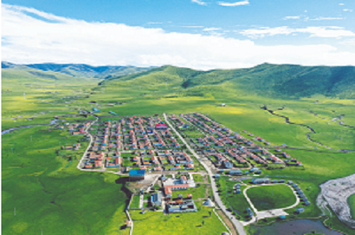 ནུས་ཤུགས་ཡོད་རྒུས་མཛེས་སྡུག་འཆམ་མཐུན་གྱི་གྲོང་གསེབ་གསར་བ་བསྐྲུན།