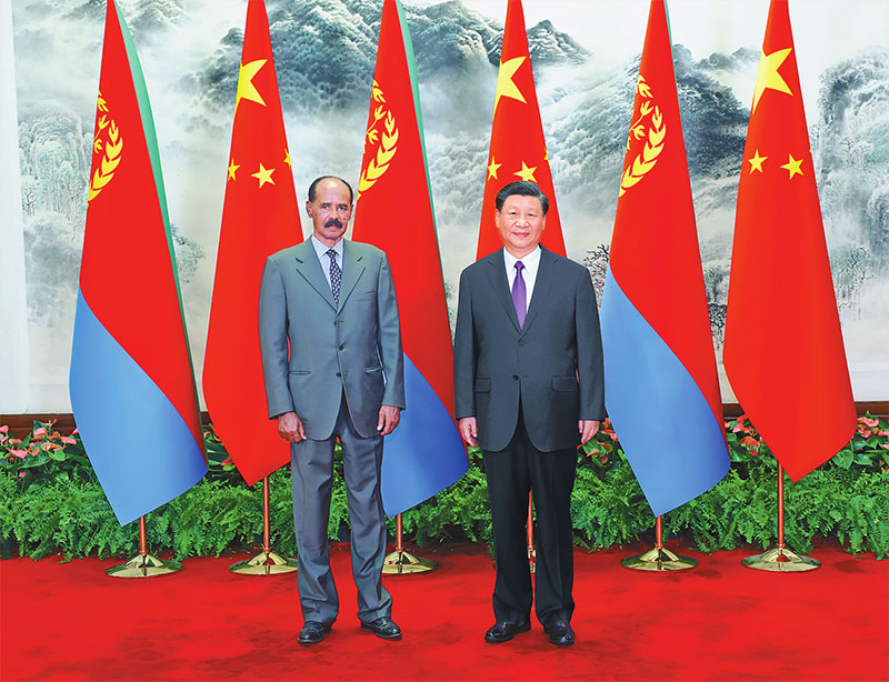 ཞི་ཅིན་ཕིང་གིས་ཨེ་རི་ཐྲེ་ཡའི་ཙུང་ཐུང་དབྱི་སཱ་ཡཱ་སི་དང་གྲོས་མོལ་གནང་བ།