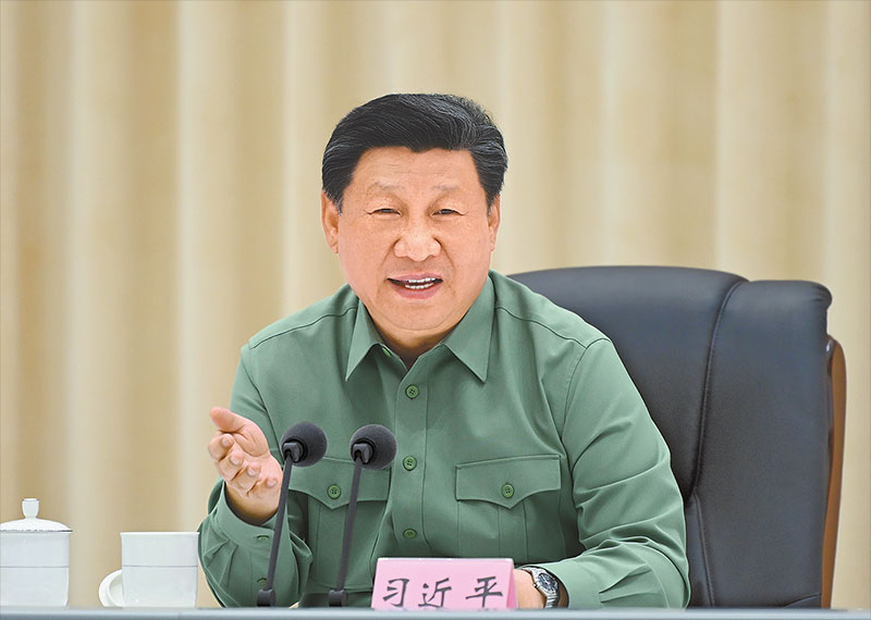ཞི་ཅིན་ཕིང་གིས་ནང་སོག་ཏུ་མཐའ་མཚམས་དོ་དམ་ཚོད་འཛིན་དང་མཐའ་སྲུང་དཔུང་སྡེ་འཛུགས་སྐྱོང་གི་གནས་ཚུལ་ལ་གཟིགས་ཞིབ་གནང་། 
