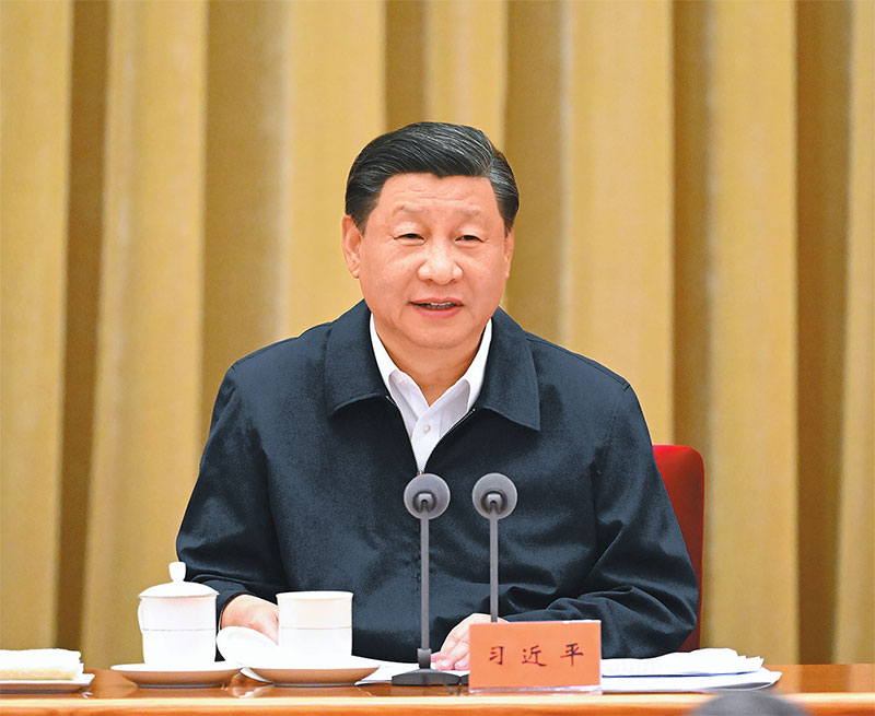 ཞི་ཅིན་ཕིང་གིས་རྒྱལ་ཡོངས་ཀྱི་སྐྱེ་ཁམས་ཁོར་ཡུག་སྲུང་སྐྱོང་ཚོགས་ཆེན་ཐོག་གསུང་བཤད་གནང་བ།